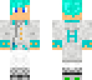 blue haired cool guy