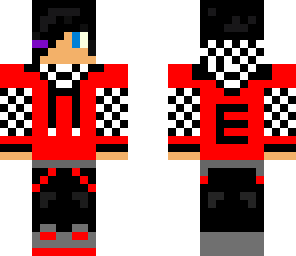 red colourful teenager