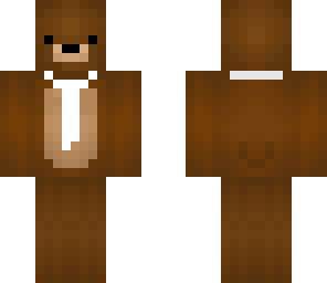 bear with white tie