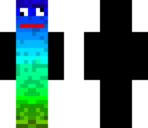 front blue to green