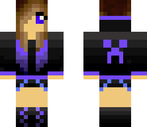 creeper girl purple