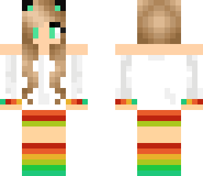 edited rainbow girl