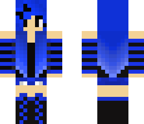 cute blue girl