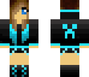 creeper girl blue