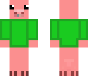 piggy green 