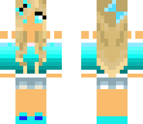 cute blue girl