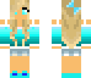 cute blue girl no bow