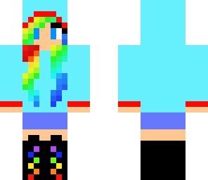 rainbow dash girl