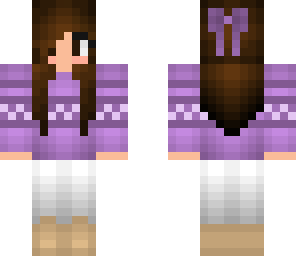 purple sweater girl