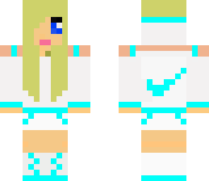 nike blonde girl