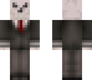 skeleton in a suit