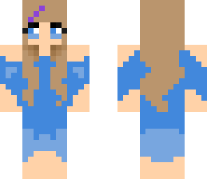 blue girl