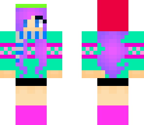 shy winter girl