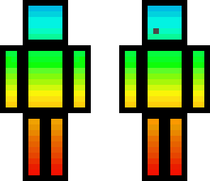 rainbow man with headphones