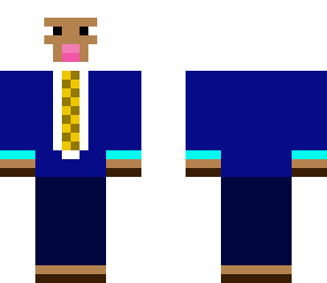 donut enterprise sheep blue tux