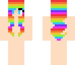 rainbow hair base