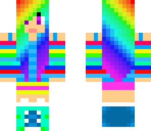 rainbow girl