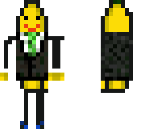 banana in suit