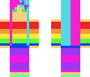 rainbow girl