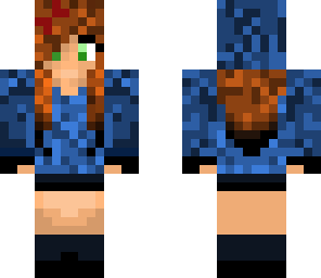 blue girl