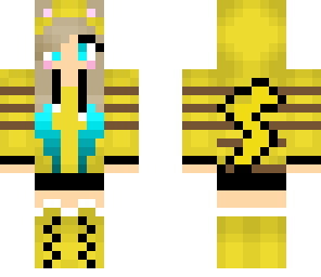 edited pikachu girl