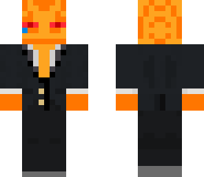 halloween enderman in a suite