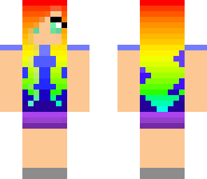 rainbow girl