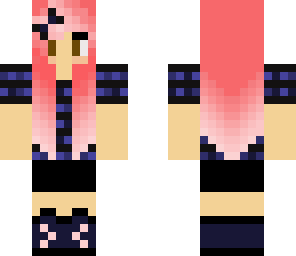 pink hair girl