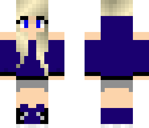 blue girl