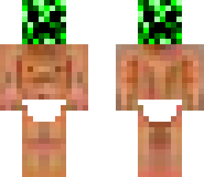 creeper-headed man