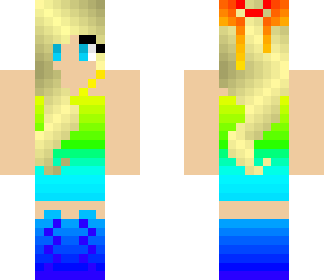 rainbow girl