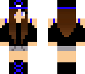shaeded hair black and blue pokemon trainer