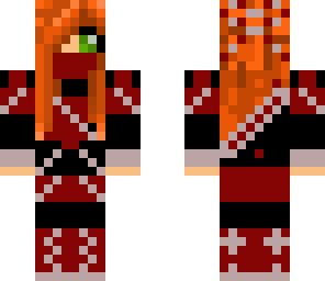 red ninja girl
