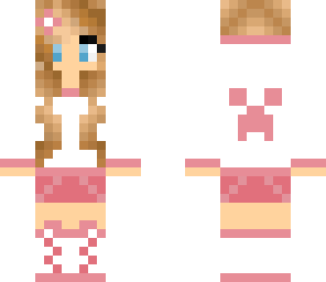 creeper girl pink