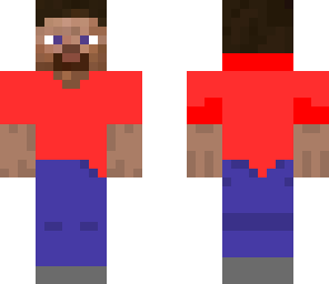 red steve in a hoodie with edit