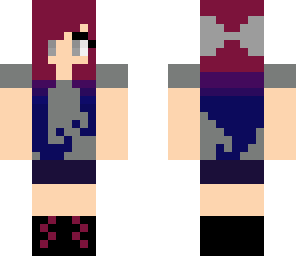 tri-tone colored hair