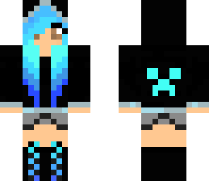 blue girl