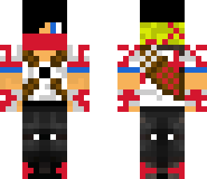 red and white archer
