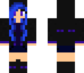 blue ender girl