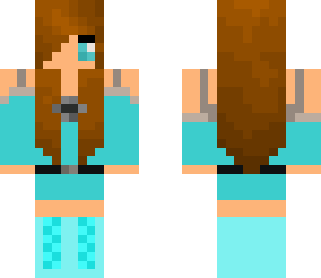 blue prom girl