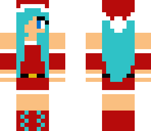 blue girl with a winter hat