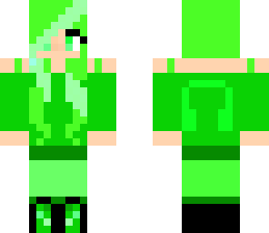 green gamer girl