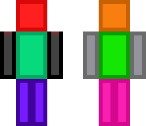 color block man