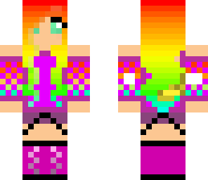 rainbow dog girl thing