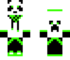green panda