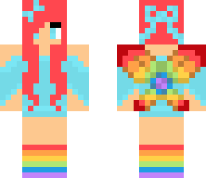 rainbow fairy girl