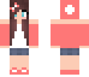 light red brunette girl