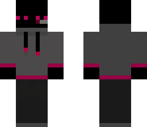 endermanin a hoodie