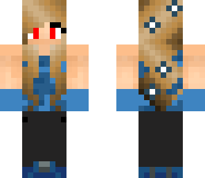 evil blue girl