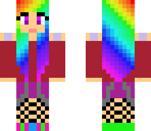 rainbow fish girl